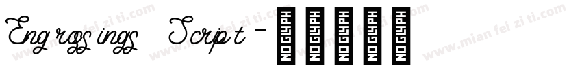 Engrossings Script字体转换